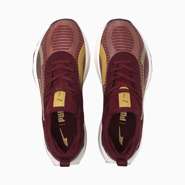 PWR XX NITRO Deco Glam Women's Training Shoes, Aubergine-Puma Team Gold