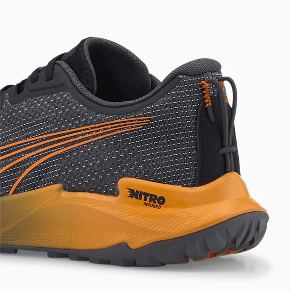 Fast-Trac NITRO™ Men's Trail Running Shoes, Puma Black-Orange Brick, extralarge-IND