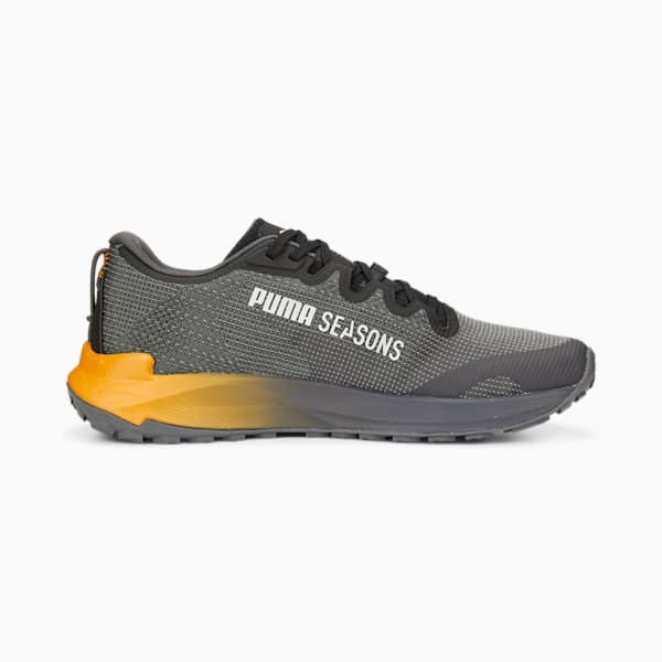 Fast-Trac NITRO™ Men's Trail Running Shoes, Puma Black-Orange Brick, extralarge-IND