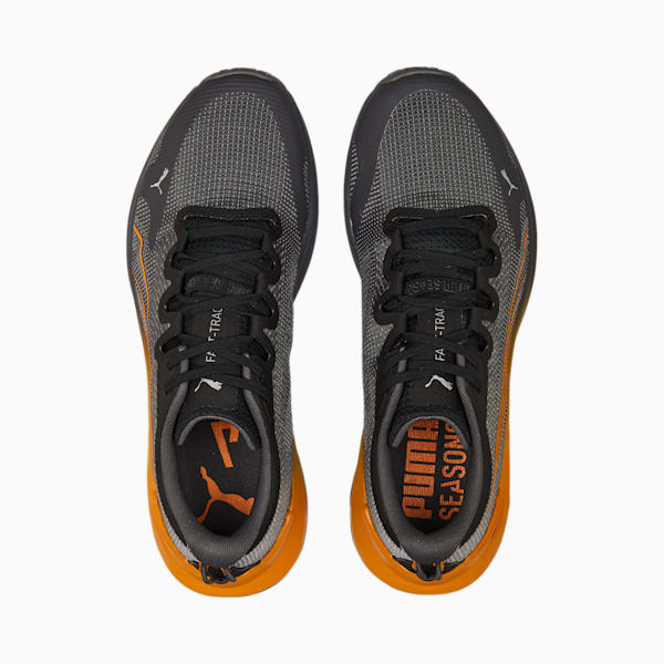 Fast-Trac NITRO Men's Running Shoes, Puma Black-Orange Brick