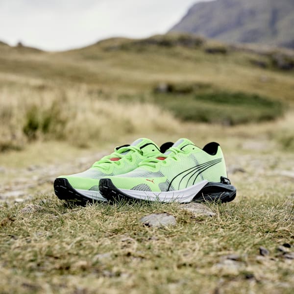 Zapatos para correr SEASONS Fast-Trac NITRO™ de hombre, Fast Yellow-PUMA Black, extragrande