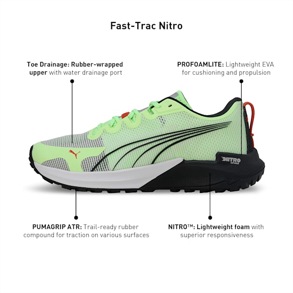 Fast-Trac NITRO™ Men's Trail Running Shoes, Fast Yellow-PUMA Black, extralarge-IND