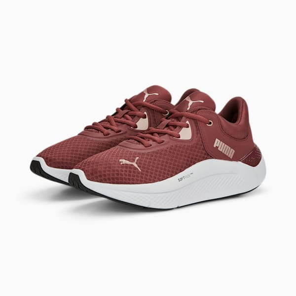 SOFTRIDE Pro Women's Running Shoes, Wood Violet-Rose Gold-PUMA White, extralarge-IND