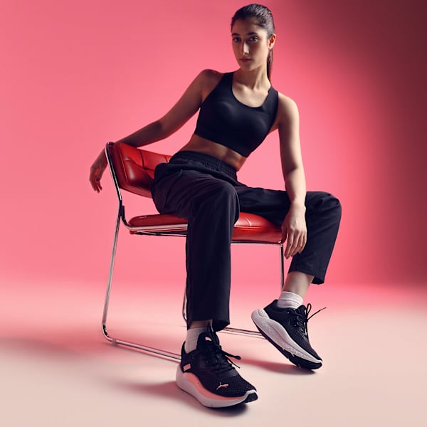 SOFTRIDE Pro Women's Running Shoes, PUMA Black-Koral Ice, extralarge-IND