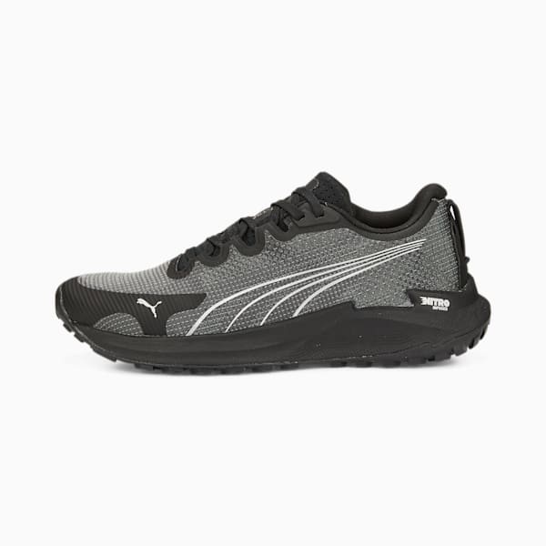 Fast-Trac NITRO Running Shoes Women, Puma Black-Metallic Silver