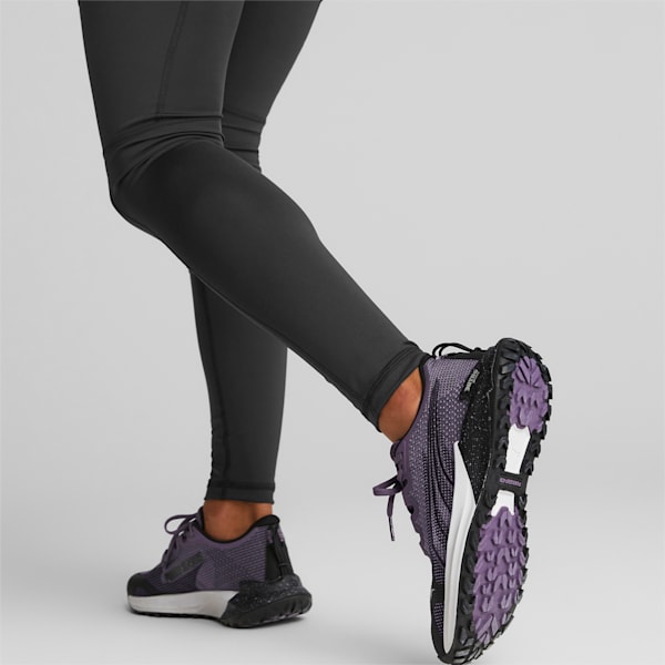 Fast-Trac NITRO Women's Running Shoes, Purple Charcoal-PUMA Black