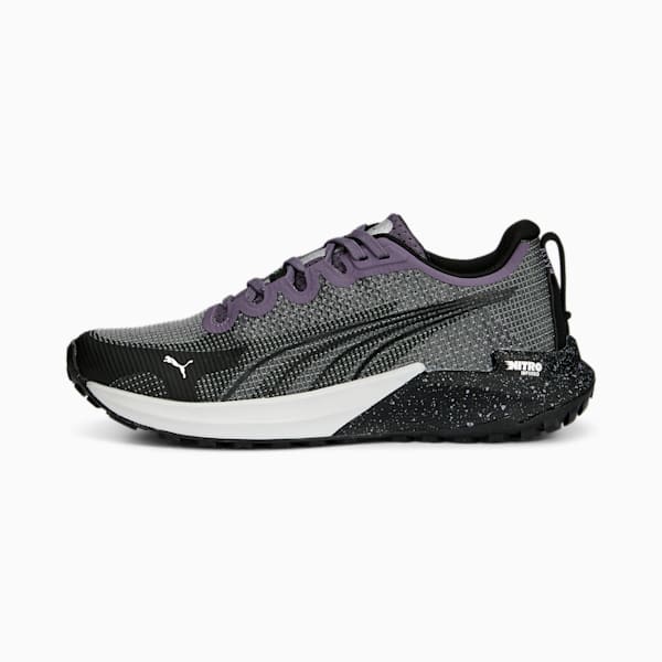 Fast-Trac NITRO Women's Trail Running Shoes, Purple Charcoal-PUMA Black, extralarge-GBR