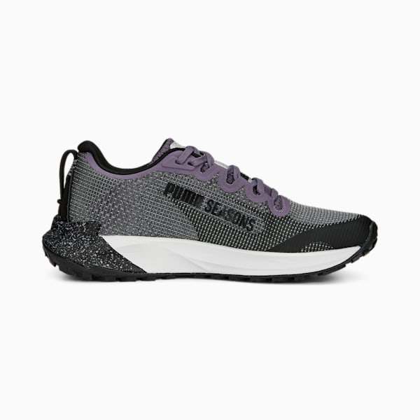 ウィメンズ ファストトラック ニトロ ランニングシューズ, Purple Charcoal-PUMA Black