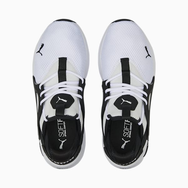 SOFTRIDE Enzo Evo Unisex Running Shoes, Puma White-Puma Black, extralarge-IND