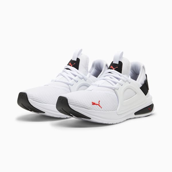 Softride Enzo Evo Men's Shoes, PUMA White-PUMA Black-For All Time Red, extralarge