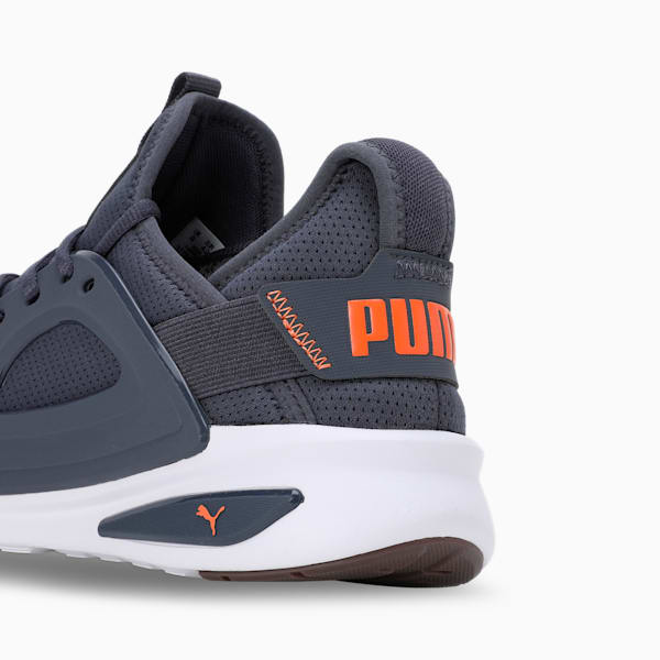 SOFTRIDE Enzo Evo Running Shoes, Galactic Gray-Rickie Orange-Gum, extralarge-IND
