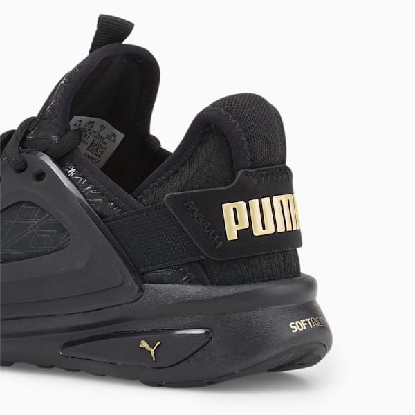 Zapatos para correr Softride Enzo Evo Metallic para mujer, Puma Black, extralarge