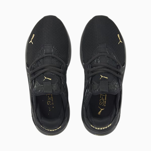 Zapatos para correr Softride Enzo Evo Metallic para mujer, Puma Black, extralarge