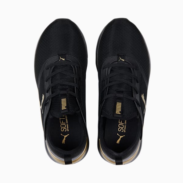 ウィメンズ ソフトライド ルビー ランニングシューズ, Puma Black-Puma Team Gold, extralarge-JPN