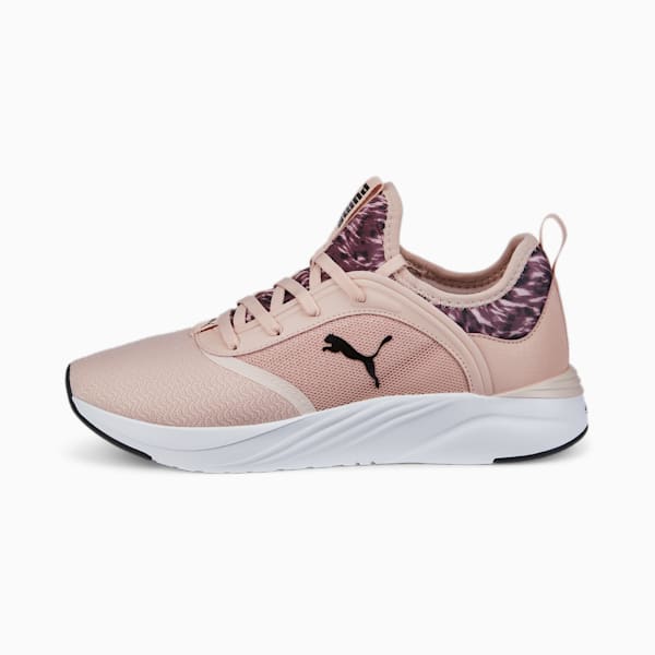 SOFTRIDE Ruby Safari Glam Women's Running Shoes, Rose Quartz-Puma Black, extralarge-IND
