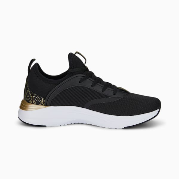 Softride Ruby Deco Glam Running Shoes Women, Puma Black-Puma Team Gold