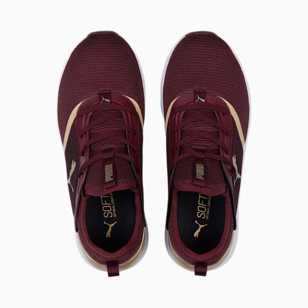 SOFTRIDE Ruby Deco Glam Women's Running Shoes, Aubergine-Puma Team Gold, extralarge-AUS