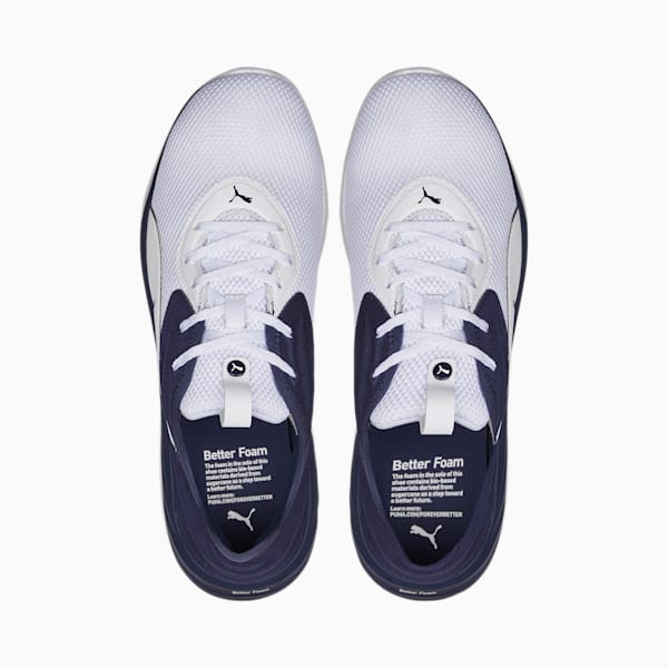 Better Foam Emerge 3D Rise Running Shoes, Puma White-Peacoat, extralarge-IND