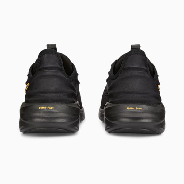 Better Foam Emerge 3D Rise Running Shoes, Puma Black-Sun Stream, extralarge-IND