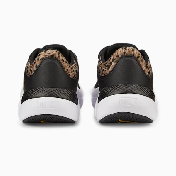 SOFTRIDE Pro Safari Glam Women's Training Shoes, Puma Black-Puma Team Gold, extralarge-IND