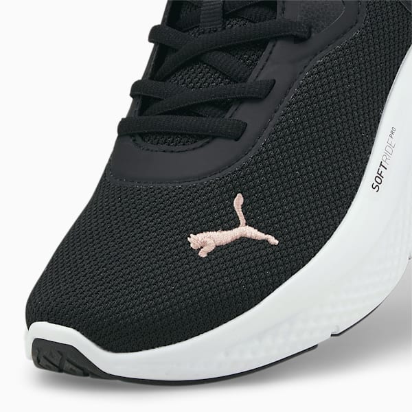 SOFTRIDE Pro Safari Glam Women's Training Shoes, Puma Black-Puma Team Gold, extralarge-IND