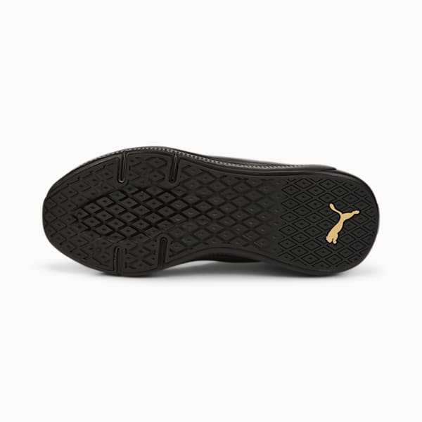 SOFTRIDE Pro Metallic Women's Training Shoes, Puma Black-Puma Team Gold, extralarge-IND