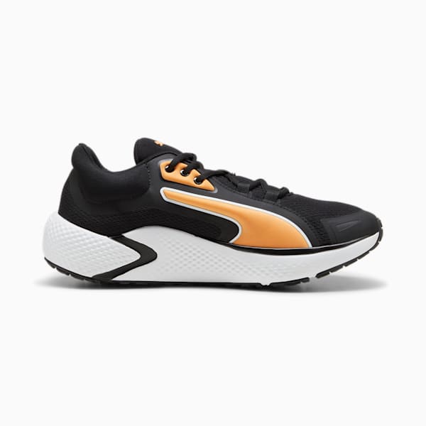 SOFTRIDE Pro Coast Unisex Running Shoes, Puma Black-Clementine, extralarge-IND