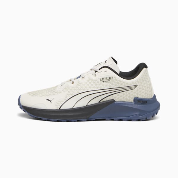 メンズ シーズンズ ファストトラック ニトロ 2 GORE-TEX ランニングシューズ, Alpine Snow-Inky Blue, extralarge-JPN