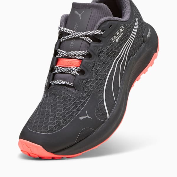 Fast-Trac NITRO GORE-TEX® Women's Trail Running Shoes, PUMA Black-Fire Orchid, extralarge-IND