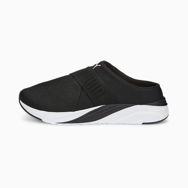 SOFTRIDE Women's Ruby Mules, Puma Black-Puma White, extralarge-IND