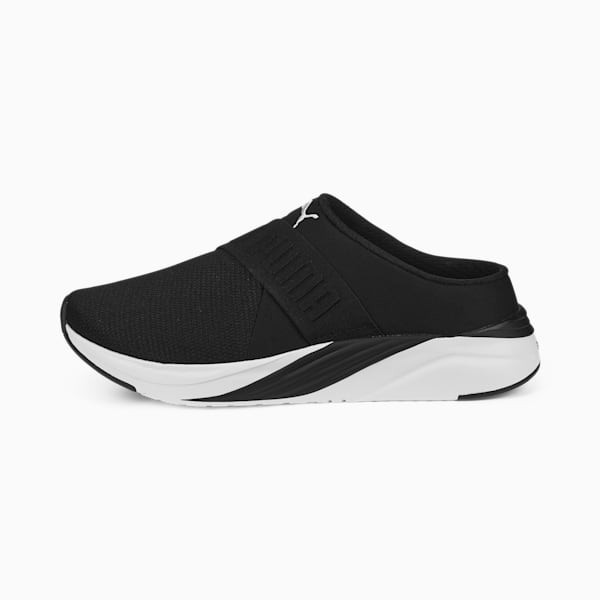 SOFTRIDE Women's Ruby Mules, Puma Black-Puma White, extralarge-IND