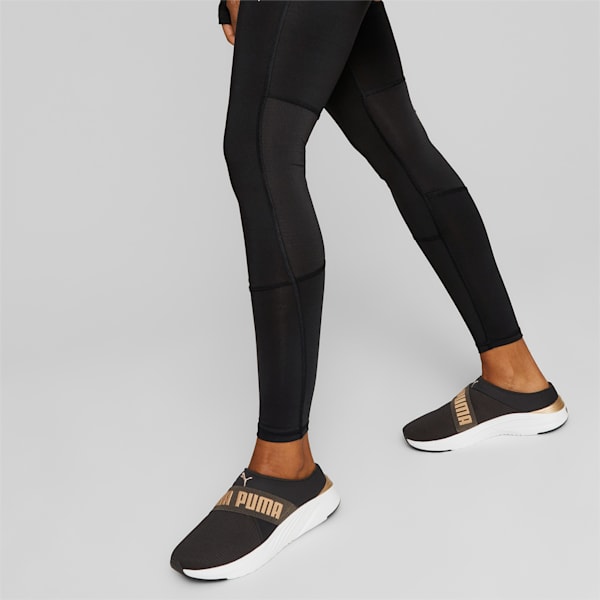 Softride Ruby Women's Mule, PUMA Black-PUMA Gold-PUMA White