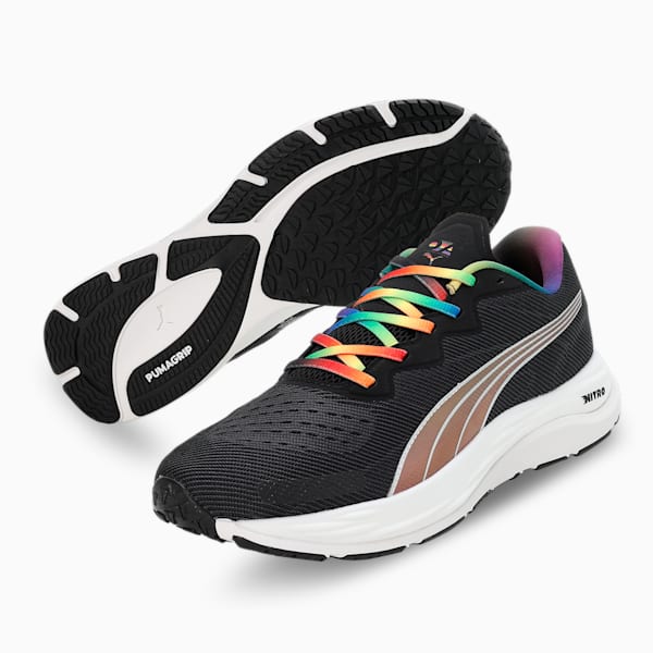 Velocity Nitro 2 OUT Men's Running Shoes, Puma Black-Asphalt-Puma White-Silver, extralarge-IND