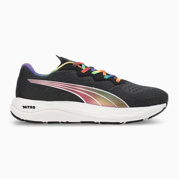 Velocity NITRO™ 2 OUT Men's Running Shoes, Puma Black-Asphalt-Puma White-Silver, extralarge-IND