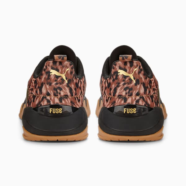 Fuse 2.0 Safari Glam Women's Training Shoes, Puma Black-Desert Tan, extralarge-AUS
