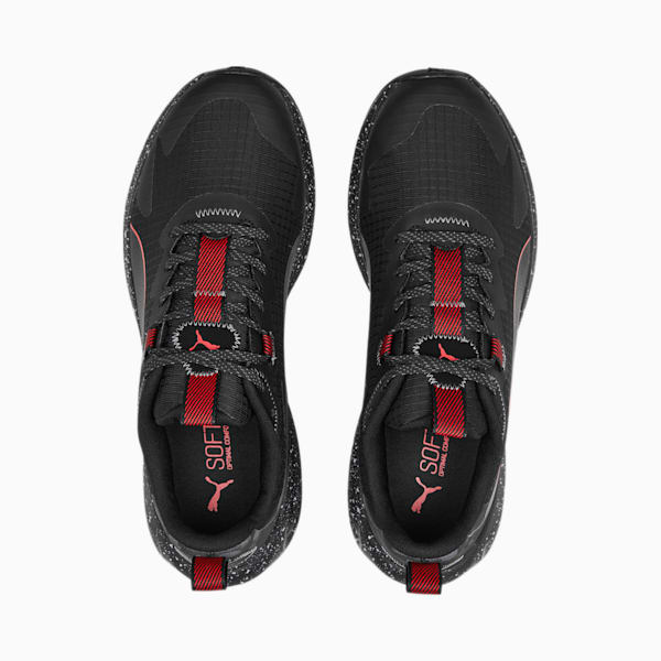 Twitch Runner Winterised Unisex Trail Running Shoes, Puma Black-High Risk Red, extralarge-IND