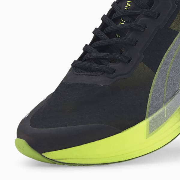 Deviate NITRO™ Elite Carbon Men's Running Shoes, Puma Black-Lime Squeeze-Asphalt, extralarge-IND