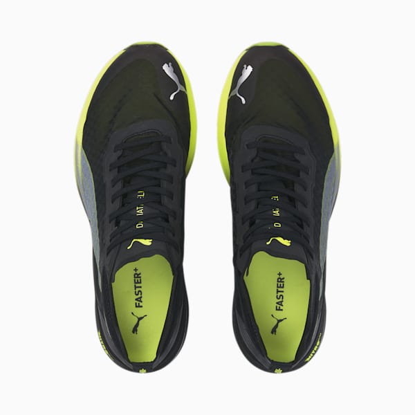 Deviate NITRO™ Elite Carbon Men's Running Shoes, Puma Black-Lime Squeeze-Asphalt, extralarge-IND