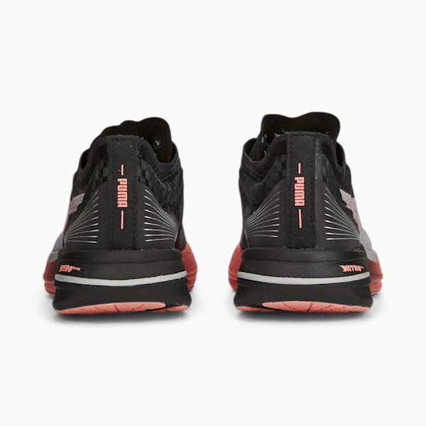 Deviate Nitro Elite Carbon Women's Running Shoes, Puma Black-Carnation Pink-Asphalt, extralarge-IND