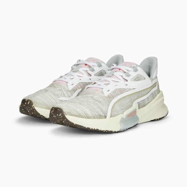 PWRFrame RE:Collection Men's Training Shoes, Puma White-Platinum Gray, extralarge-IND