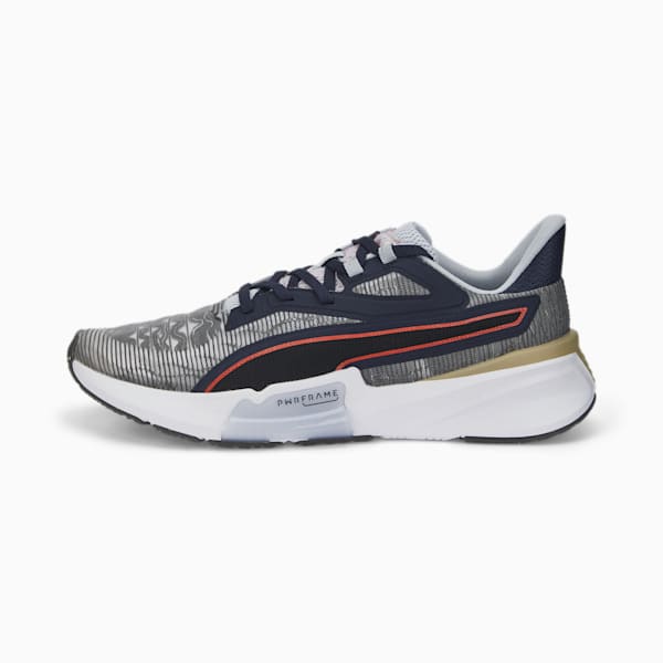 PWRFrame RE:Collection Men's Training Shoes, Parisian Night-Platinum Gray-Firelight, extralarge-AUS