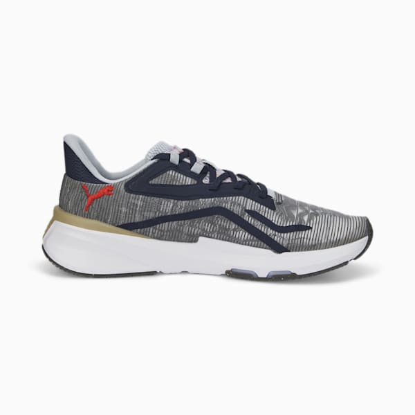 PWRFrame RE:Collection Men's Training Shoes, Parisian Night-Platinum Gray-Firelight, extralarge-AUS