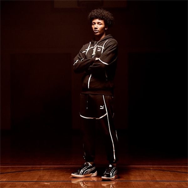 Zapatos de básquetbol PUMA x JOSHUA VIDES TRC Blaze Court, Puma Black-Puma White