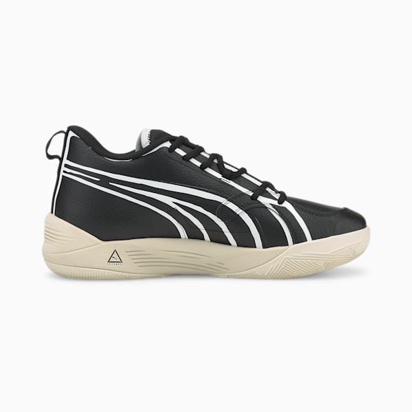 Zapatos de básquetbol PUMA x JOSHUA VIDES TRC Blaze Court, Puma Black-Puma White
