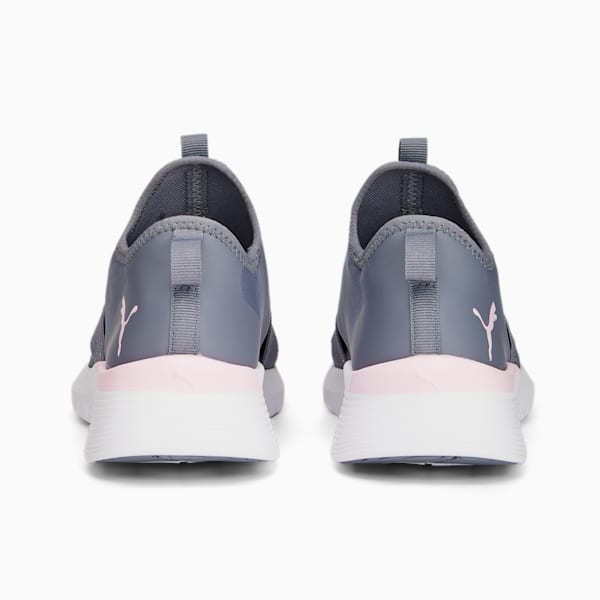 Remedie Slip Strap Women's Training Shoes, Gray Tile-Pearl Pink-PUMA White, extralarge-IND