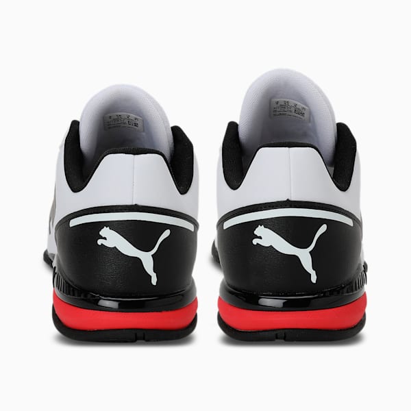 Equate SL  Running Shoes, Puma White-Puma Black-High Risk Red