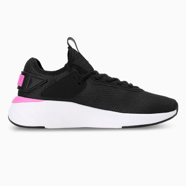 Amare Women's Running Shoes, Puma Black-Electric Orchid, extralarge-IND