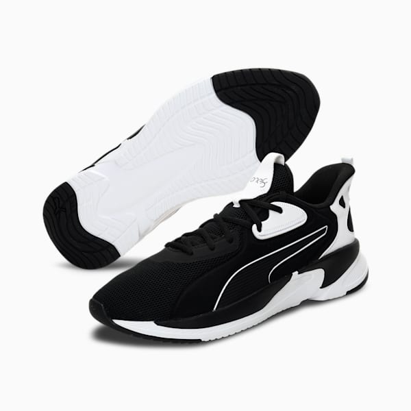 one8 Virat Kohli SOFTRIDE Premier Unisex Walking Shoes, Puma Black-Puma White, extralarge-IND