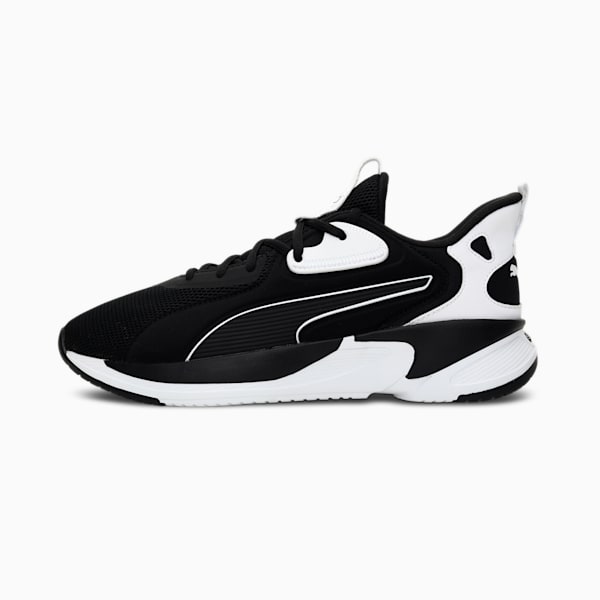 one8 Virat Kohli SOFTRIDE Premier Unisex Walking Shoes, Puma Black-Puma White, extralarge-IND