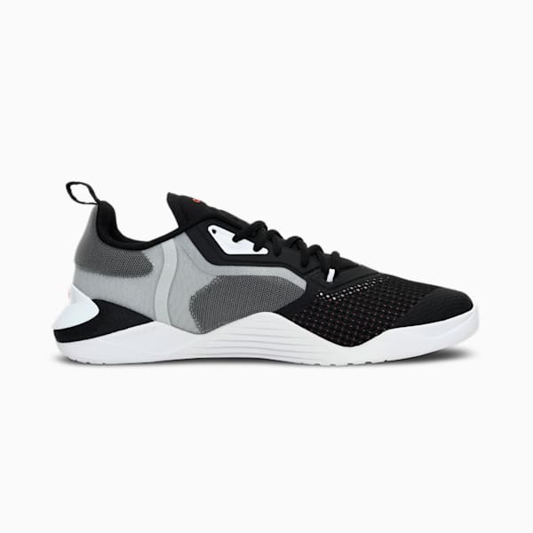 PUMA x one8 Fuse 2.0 Camo Unisex Training Shoes, Puma Black-Harbor Mist, extralarge-IND